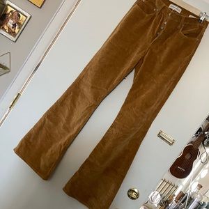 Denim Forum High Rise Corduroy Flare